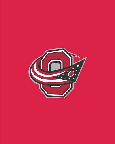 Columbus Blue Jackets / Ohio State Buckeyes blue jackets buckeyes illustration illustrator logo mashup ncaa nhl ohio sports logo vector