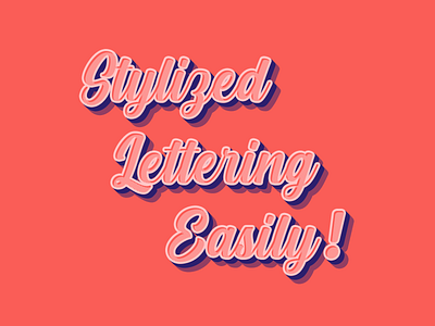 Stylized Lettering in After Effects 3d effect after effects tutorial colorful design font insideofmotion lettering motion graphics script lettering stylized tutorial typography