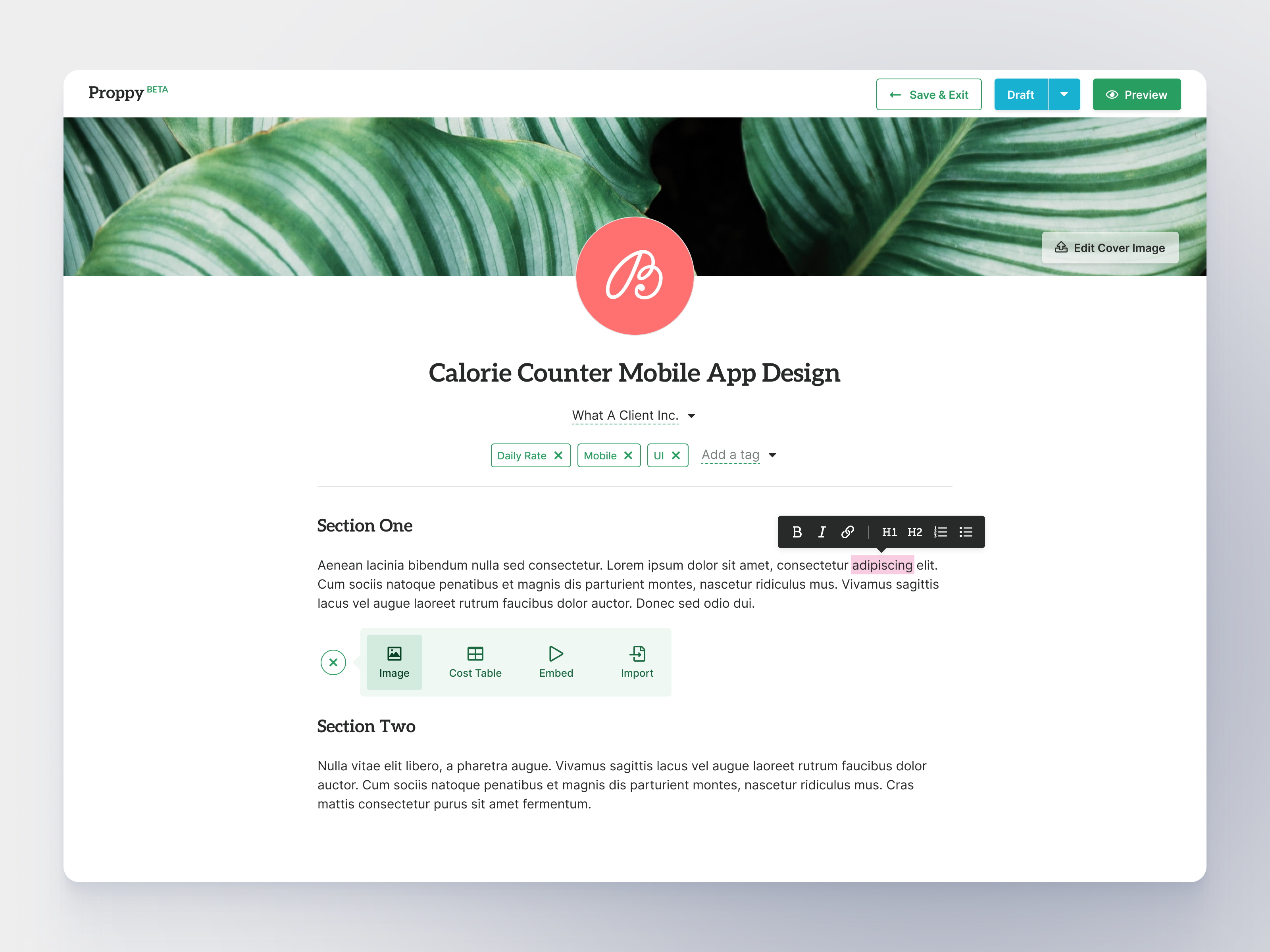 Example of 0→1 Product Package