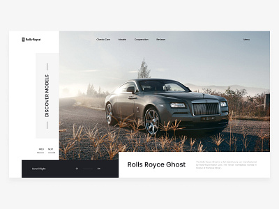 Rolls Royce | Luxury Cars Sellers app design cars carservice drivers landing page luxury rolls royce sellers ui uiux