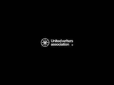 United Writes Association clean design logo logo design logodesign logotype minimal negative space pencil simple smart symbol typography ui united