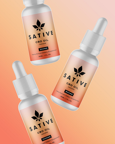 Packaging For CBD Brand adobe brand brand identity branding branding design cannabis cbd design freelance freelance designer gradient hemp marijuana packaging