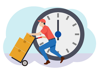 Express delivery service boy clock courier service deliver order delivery boy delivery guy delivery person delivery service deliveryman express delivery service fast delivery service food delivery male man ontime delivery people person postman shipping shipping service