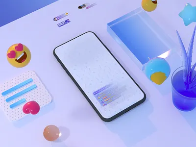 Live Room 3d art animated motion