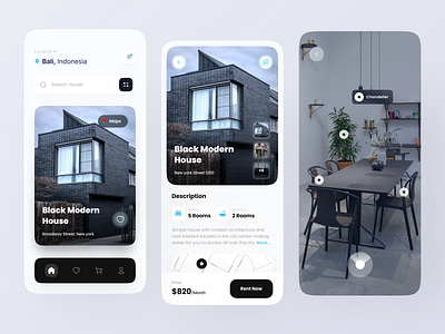 Home Rent App app clean ui home home rent home rent app house house rent app minimal mobile mobile app design monile app property real estate real estate app realestate rent rent app ui uiux ux