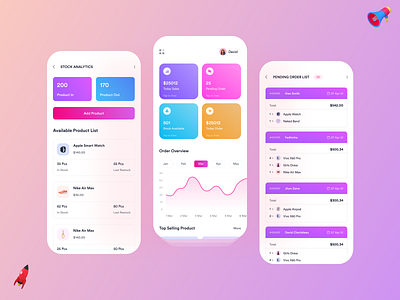 Store Management Mobile App admin design admin panel app app design ecommerce app inventory inventory app inventory management ios app design mobile app mobile app design mobile application mobile design mobile ui store ui