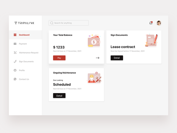 Tripalink Management Platform for Web by Tenney Tang on Dribbble