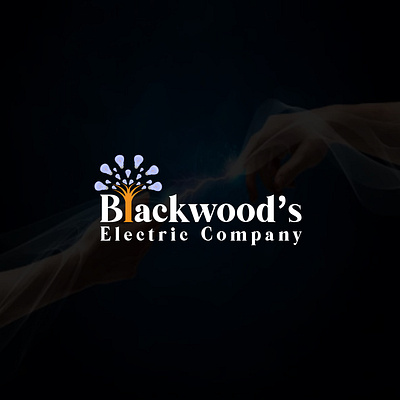 Blackwoods Electric Co. electric logo electro elegant logo maker logodesign minimalist logo