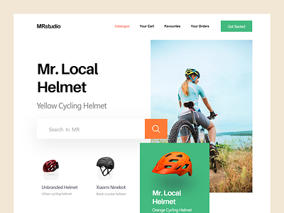 Landing Page clean ui helmet website home page homepage homepage design interface landing page landing page design landingpage mrstudio ui ux ui design web web design webdesign website website design