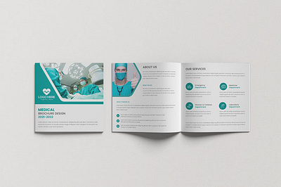 Square Medical Brochure Design branding company branding design graphic design icon logo typography ui vector