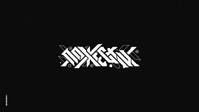 По жести cyber cyberpunk dark digital art future future logo geometic geometric art high style illustration letter lettering lettering artist lettering logo logotype logotype design modern tech techno typography