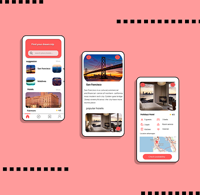 travel app concept app design travel app ui ux