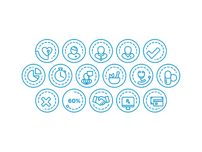 Healthcare Icons branding design flat icon illustrator ui vector