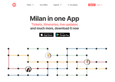 Munderground milan ui underground ux uxdesign