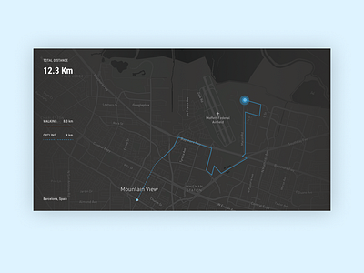 Location tracker || Daily UI Day 20 daily 100 challenge dailyui dailyuichallenge design ui ui design