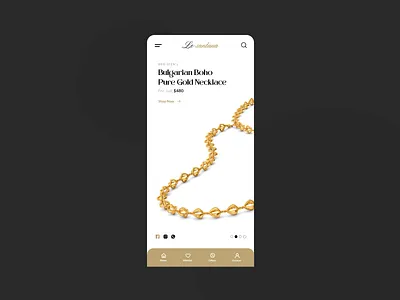 Le-santana Home app ecommerce ui ux