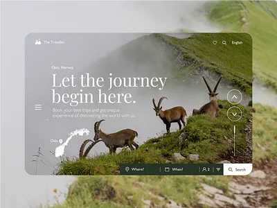 Travel agency landing page design landing page travel ui ux web design