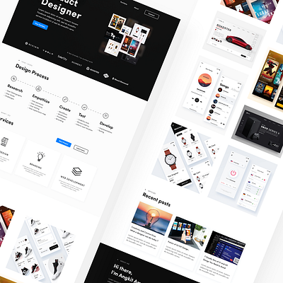 Personal Portfolio website design portfolio portfolio design portfolio page ui uiux ux web design webdesign website