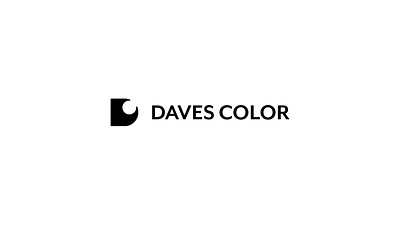 Daves Color branding design flat identity lettering logo minimal type typography vector