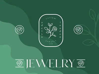JEWELRY COSMETIC LOGO beauty logo botanical botanical logo branding design flat icon logo luxury brand minimal typography