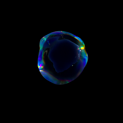 Bubble variant 3d animation motion graphics