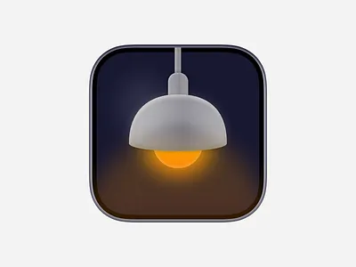 Smart Lights App Icon 3d app app icon big sur design graphic design icon icon design illustration ios mac os ui