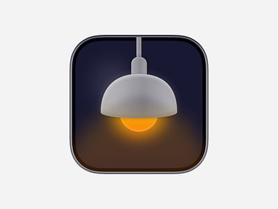 Smart Lights App Icon 3d app app icon big sur design graphic design icon icon design illustration ios mac os ui