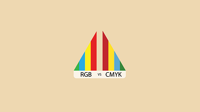 RGB vs CMYK art branding clean design graphic design illustration illustrator logo minimal typography