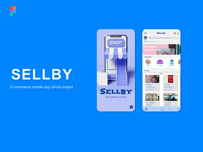 Sellby - an e-commerce app like OLX ecommerce figma marketing olx simple design ui ui design uiux ux