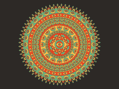 Past Life design geometric geometry graphic design illustration illustrator mandala psychedelic sacred geometry vector