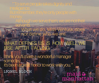 Maid in Manhattan Quote maid in manhattan