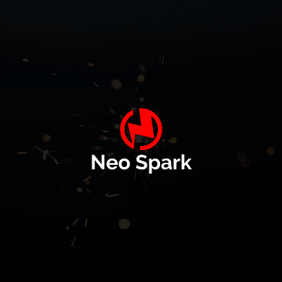 Neo Spark abstract logo creative electric elegant logo maker logodesign minimalist logo neo spark