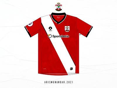 Southampton Fantasy Kit Home 2020-2021 animation app art branding clean design graphic design illustration illustrator logo vector