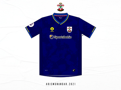 Southampton Fantasy Kit Away 2020-2021 animation app art branding clean design flat graphic design illustration illustrator logo vector