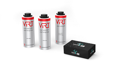 VIRT / Nano ceramics 9H - anti-noise/anticor coatings brands 3d modeling branding design illustration logo typography