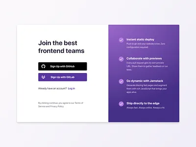 Sign up / register page. Saas trial clean clean design clean ui dashboard figma front end design product design productdesign purple ui saas signup saas trial sign up sign up form sign up page sign up screen sign up ui sign up ux signupform