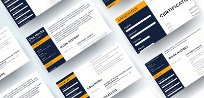 Resume Design adobe xd resume resume cv resume design resume template xd