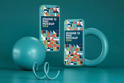 iPhone 12 Pro Mockup abstract clean device display display mockup iphone iphone 12 iphone 12 mockup iphone 12 pro iphone 12 pro max iphone app iphone x iphone12 mockup phone phone mockup realistic screen simple smartphone