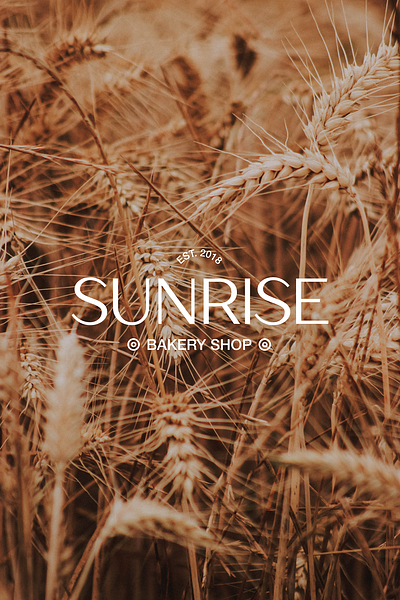 LOGO DESIGN - Bakery Shop Sunrise brand design brand identity branding branding design graphic design logo logo design logodesign logodesigner logotype minimalism minimalistic rebrand