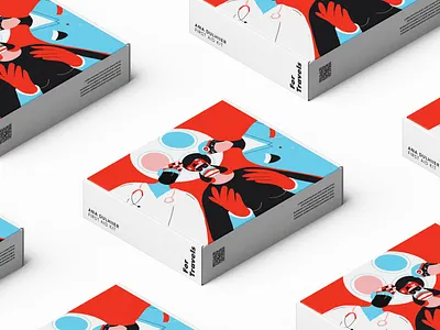 Branding & Packaging Design for AID Kit. box branding design doctor illustrated mailer packaging travel