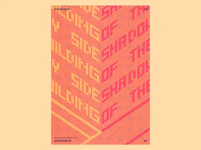 P006 abstract art illustration light poster practice print shadow