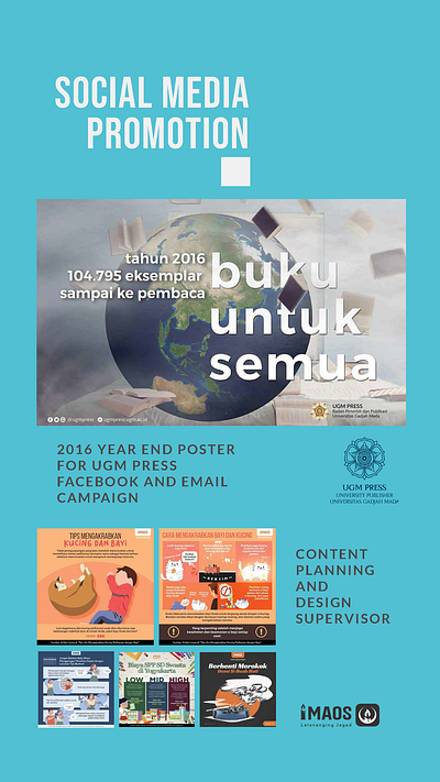 UGM PRESS Year End Poster banner ads email banner facebook ads poster design social media banner