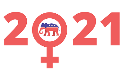 2021 Republican Women blog design illustration social media design vector