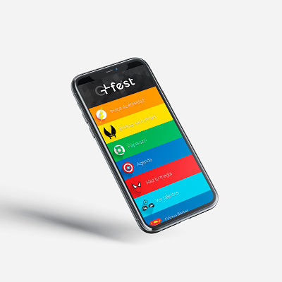 Dashboard app - GLFest - 2014 app design illustration ui