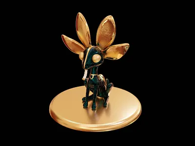 King Tut of NVIDIA 3d 3d art artstation blender3d design egyptian gpu nvidia rendering substance painter