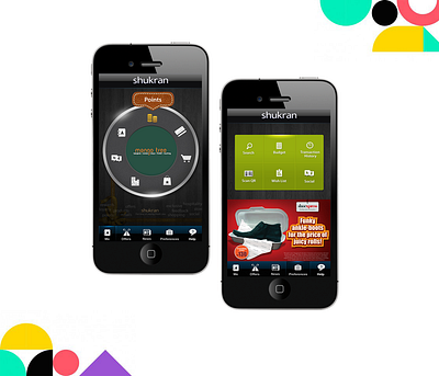 rewards app app branding design ui ux
