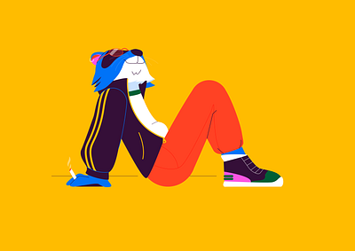 chill raccoon! 36daysoftype costa rica illustration mapache nature raccoon shoes smoke sport