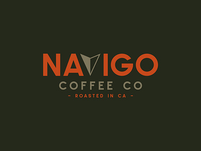 Navigo Coffee Co. Logo apparel badge camping coffee distressedunrest illustration logo logo design nature outdoors typography vector