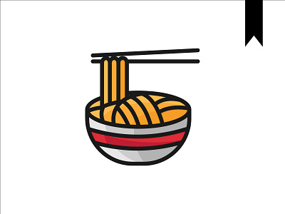 RAMEN ILLUSTRATION art design flat graphic design icon illustration illustrator logo minimal vector