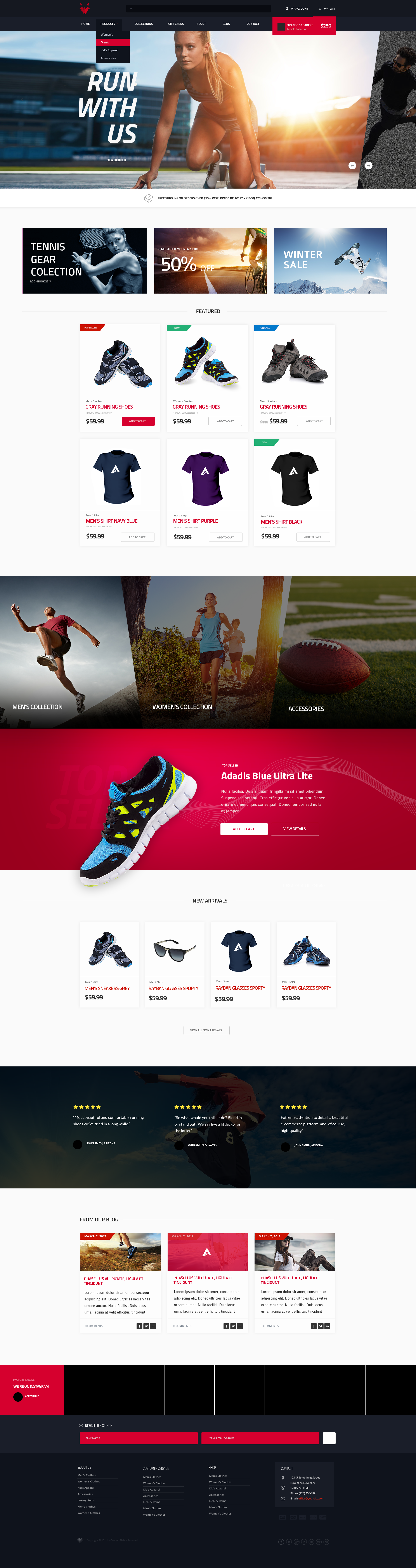 Shopify Sports Store Theme ecommerce shopify sports woocommerce